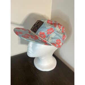 Imperial DNA Aloha Rope Cap Floral Hawaiian‎ Adjustable Hat One Size Hibiscus
